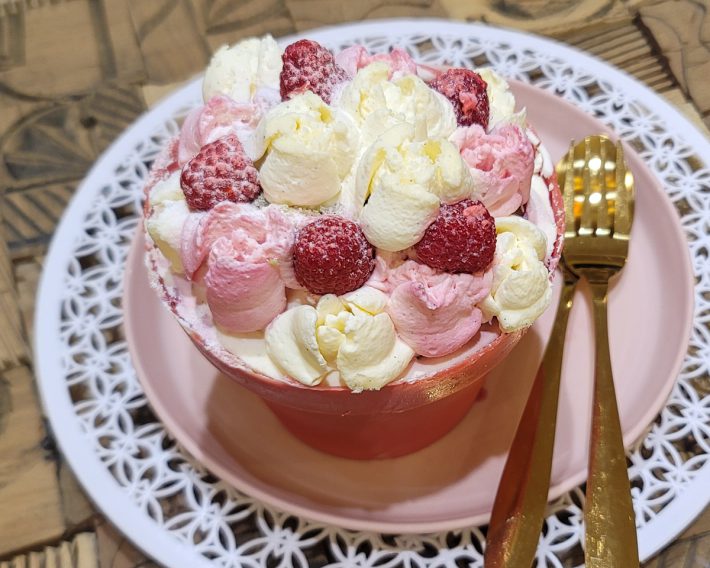 解凍した状態。うっとりするほど美しく、お母さんも家族も喜ぶはずです