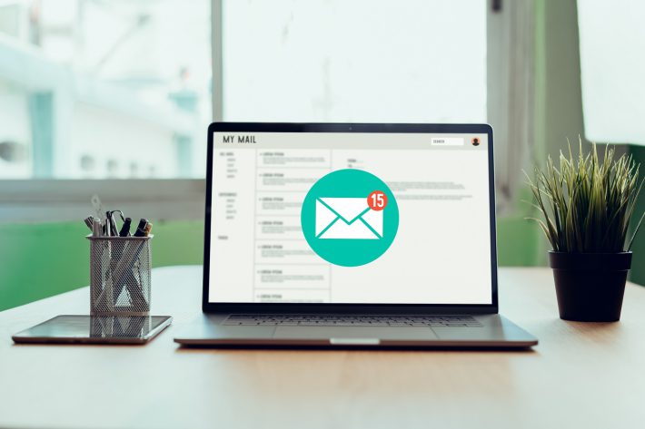 パソコンのメール画面