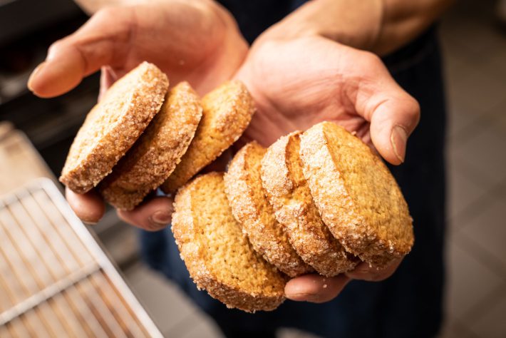 レモンの皮入りクッキー