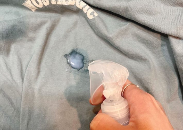 汚れに直接スプレーするだけ