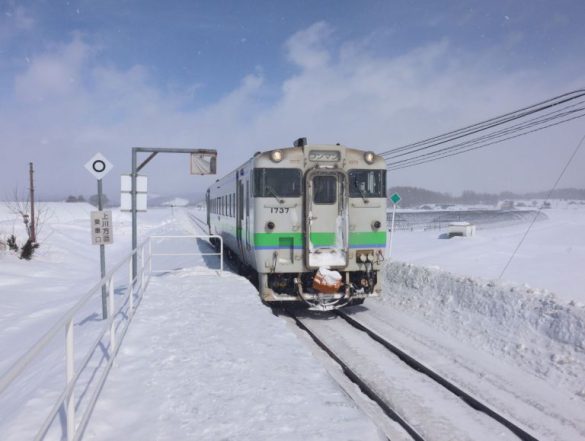 北海道のローカル線（筆者撮影）
