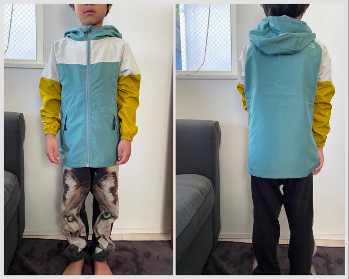 左：正面から撮影　右：背面から撮影