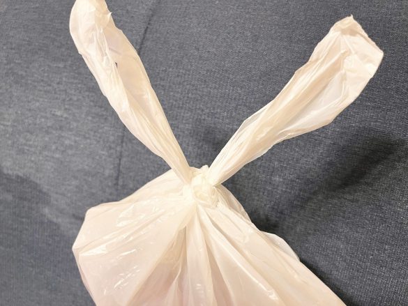 ゴミ袋の強度も問題なし