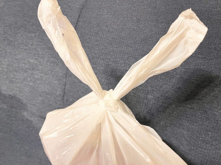 ゴミ袋の強度も問題なし