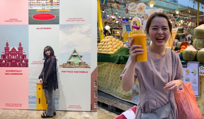 オシャレスポットや海外旅行の写真