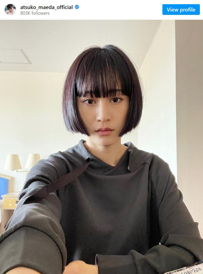 前田敦子 公式Instagramより