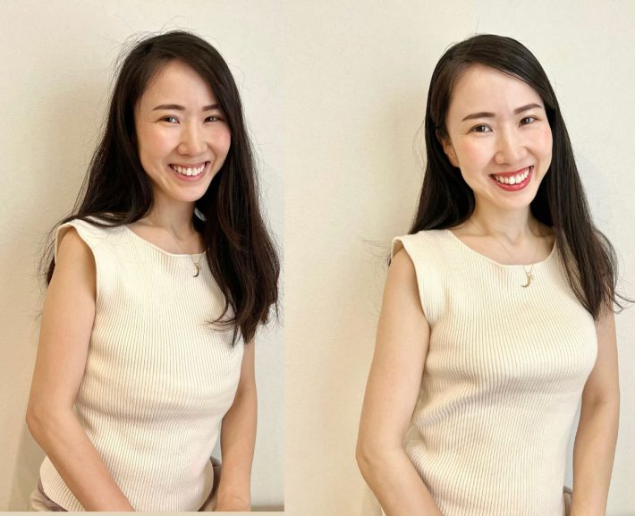 婚活女性写真比較