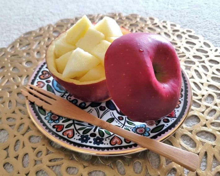 リンゴの切り方ひとつ違うだけで食べてくれないときがありませんか？