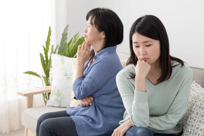 ケンカをした母と娘