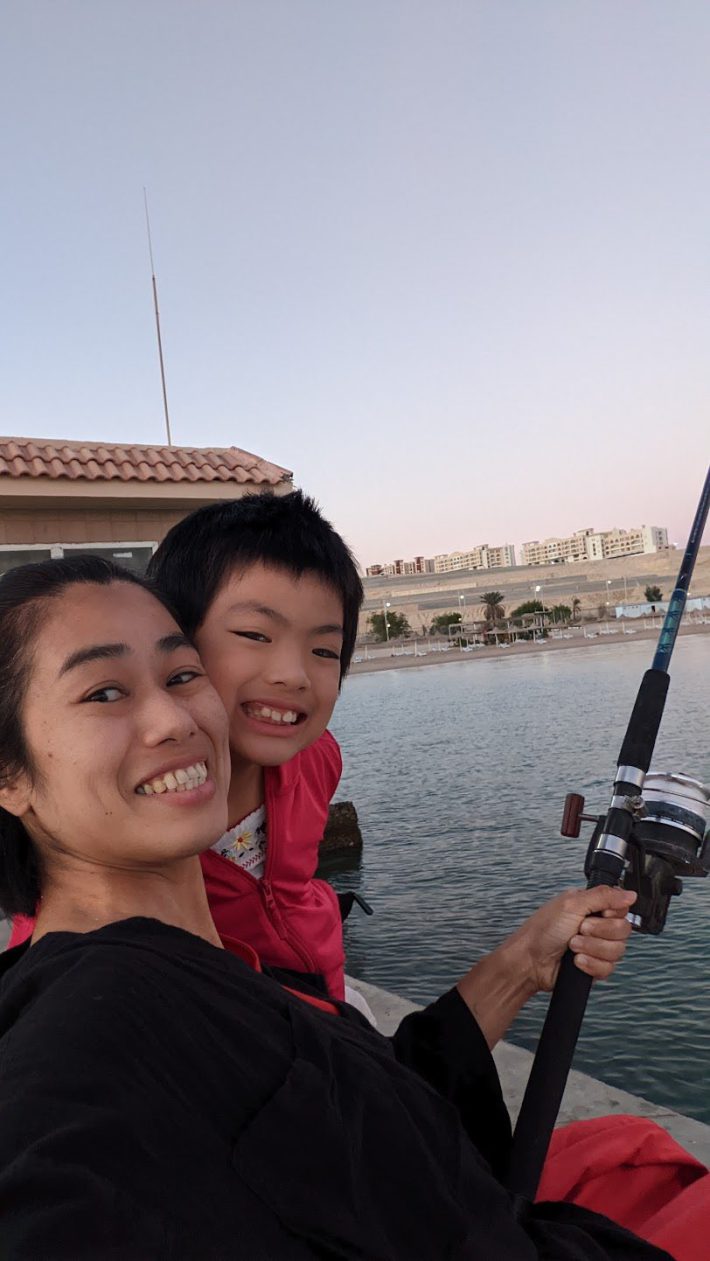 かかさんと娘さん