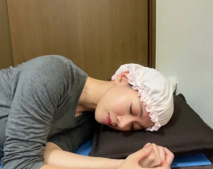 ダイソー　ナイトキャップ