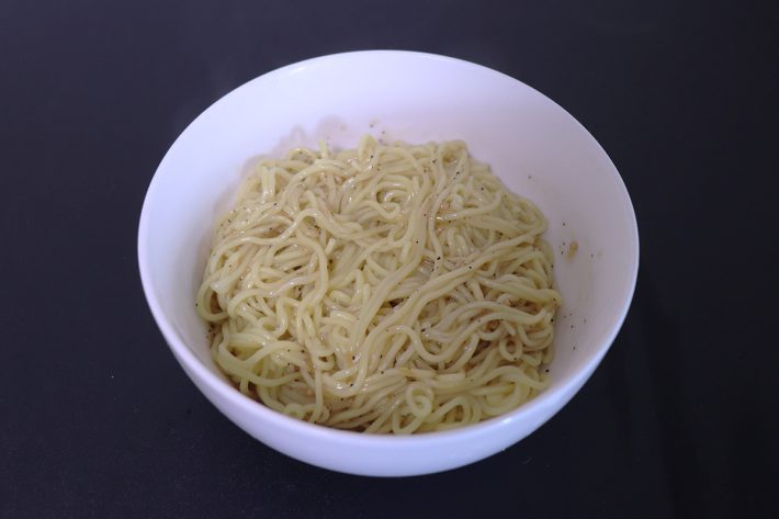 具材なしで実食