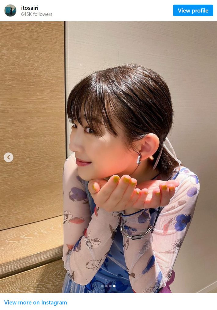 伊藤沙莉 公式Instagramより