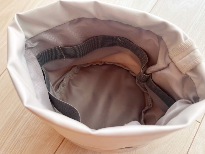 3種類の幅で仕切られている