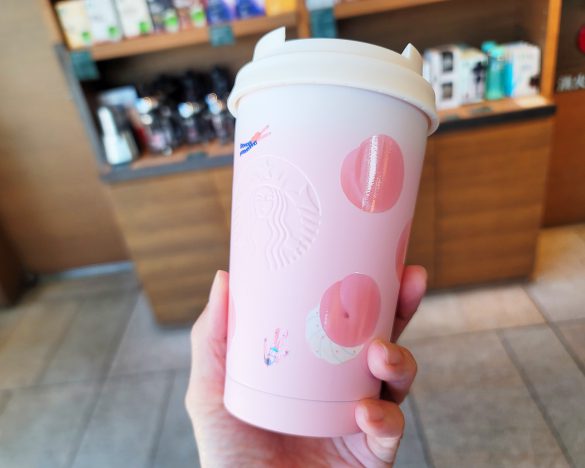 ステンレスTOGOロゴタンブラーピーチフルパラダイス355ml（3900円）