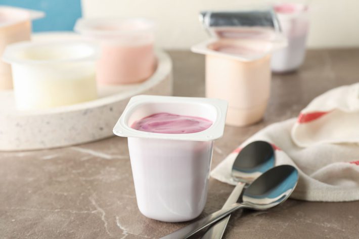 色々な種類のヨーグルト