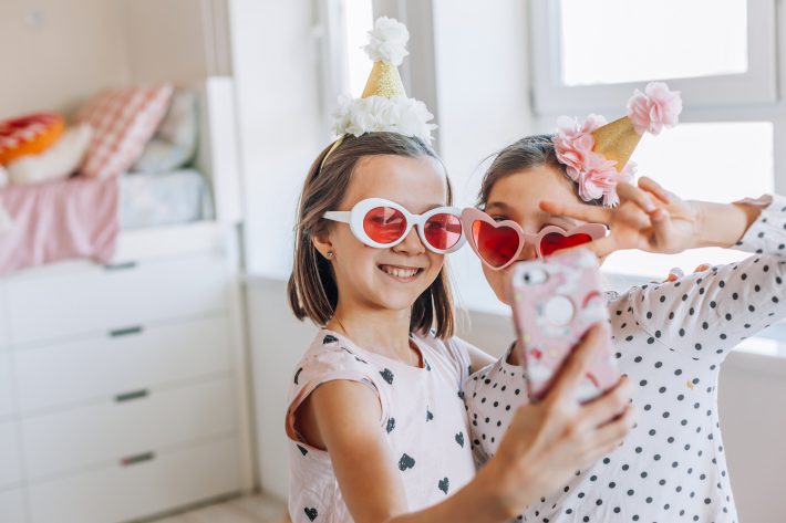 子どもたちの写真撮影