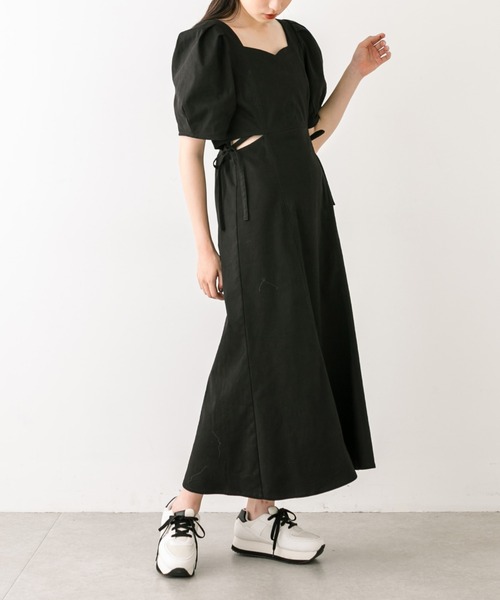 カットアウトデザインワンピース