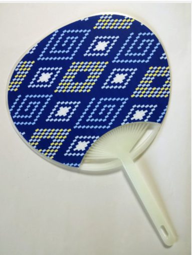 エクセルアート「うちわ」(画像:ExcelARTMuseumサイトより)