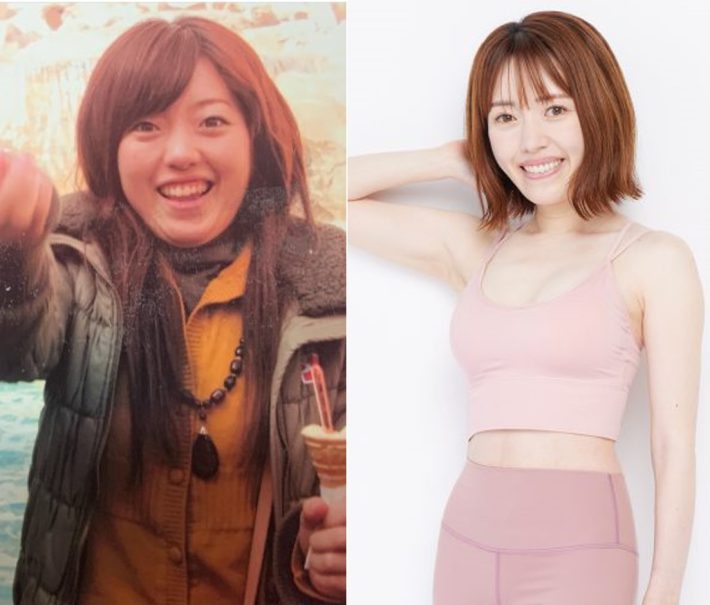 昔と今の松田リエさん