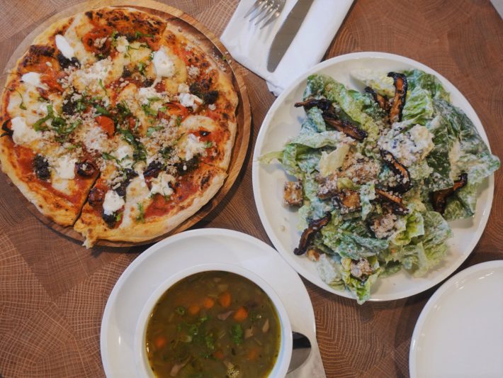 Cafe Gratitude椎茸ベーコン