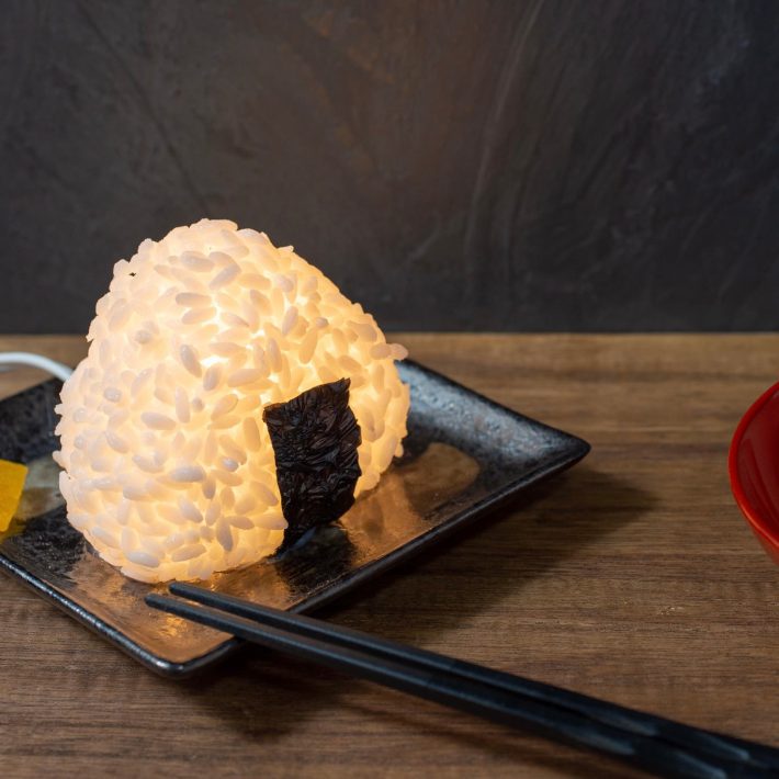 おにぎりのランプが光っている