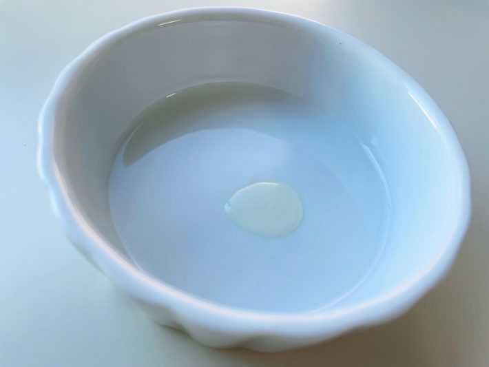 オイル状になっている