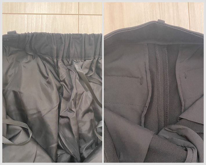 左：ワークマン　右：ユニクロ