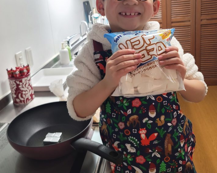 お菓子大好きな我が子