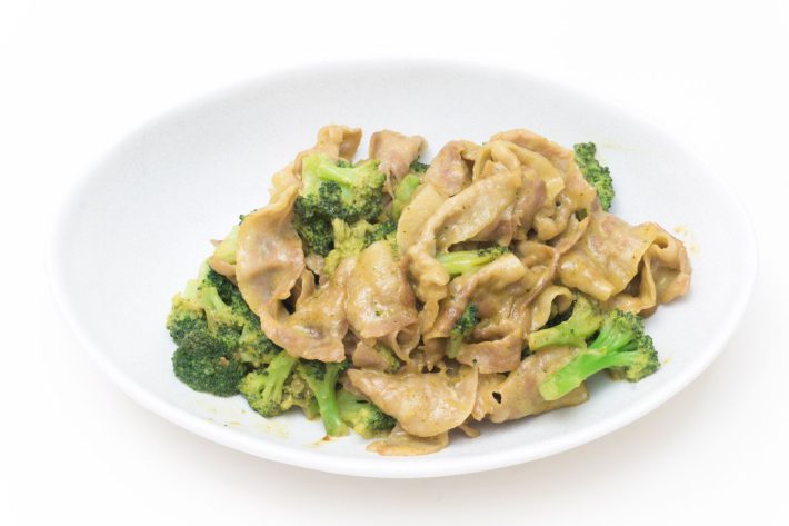 ブロッコリーの豚肉炒め