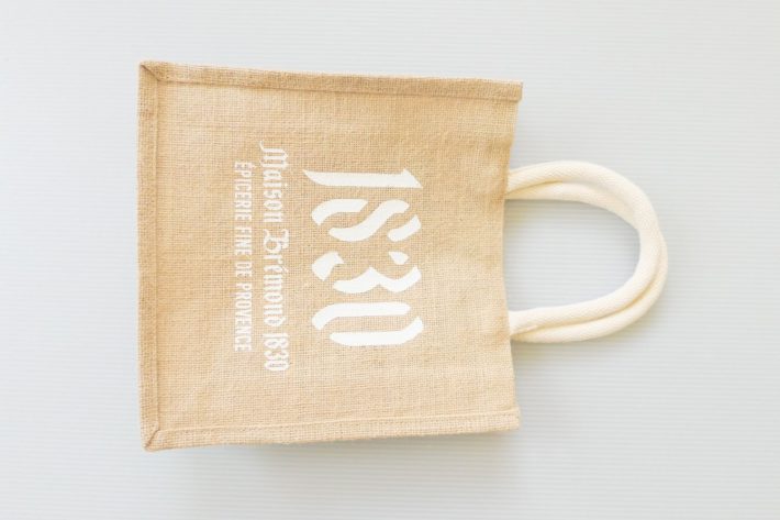 1830ロゴ入りジュートバッグ