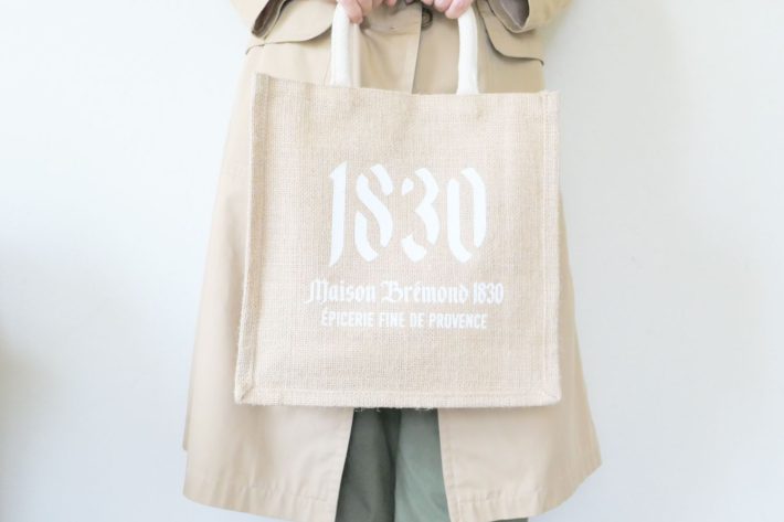 1830ロゴ入りジュートバッグ