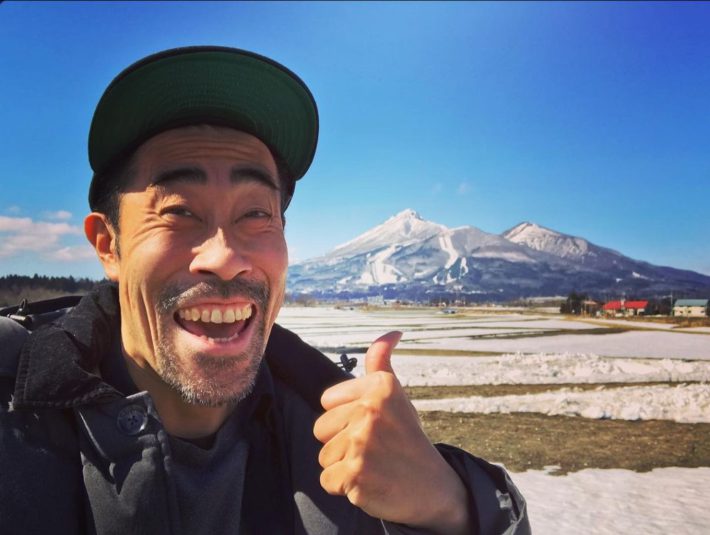 会津富士とも呼ばれる福島県の磐梯山（ばんだいさん）と（画像：なすび Instagramより）