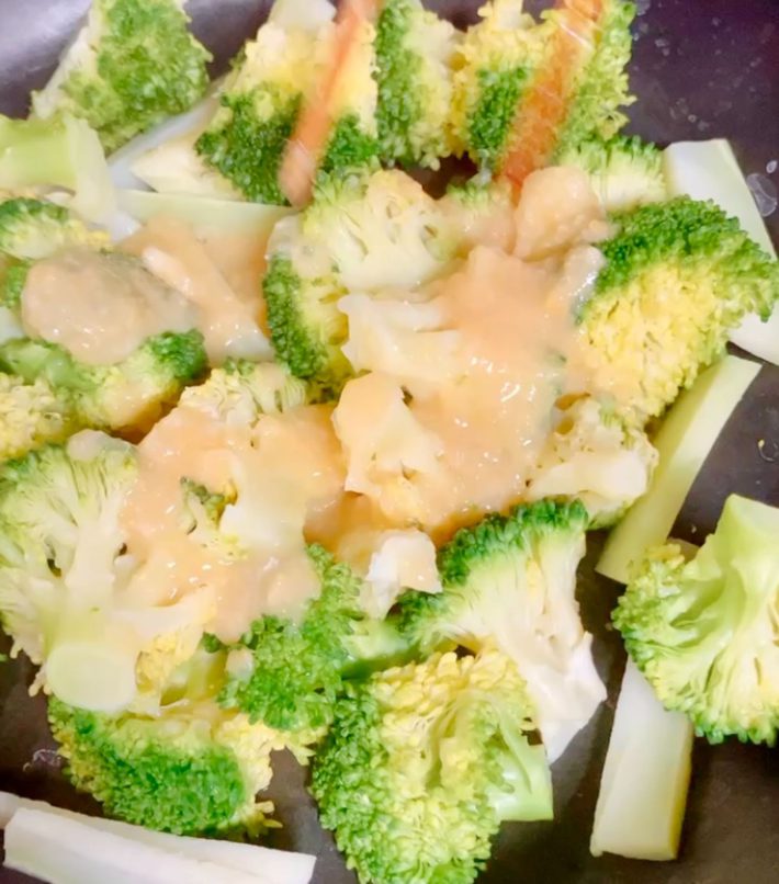 腸活やみつき味噌ッコリー・完成