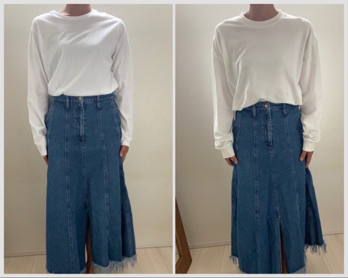 左：ユニクロ　右：ワークマン