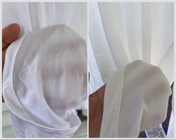 左：ユニクロ　右：ワークマン