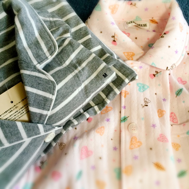 入院用に買ったパジャマ