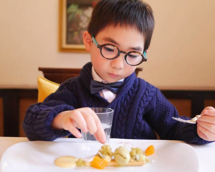 お祝いの食事でフランス料理を食べに行ったときのこと