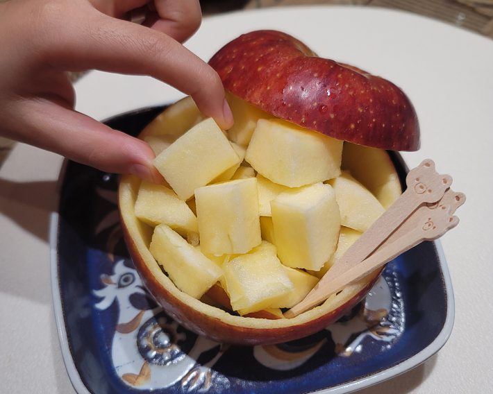 リンゴには、ポリフェノール「プロシアニジン」が豊富に含まれています