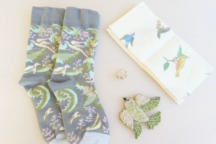 鳥をモチーフにしたアイテム各種