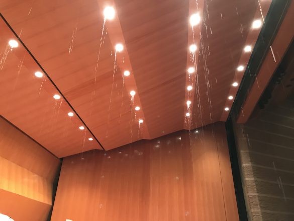 放水が止まってから10分以上経過時