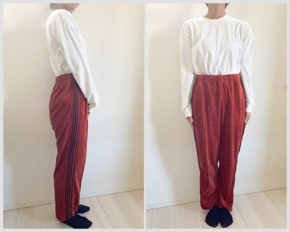 ワークマン「ベロアトラックストレートパンツ」履いてみた