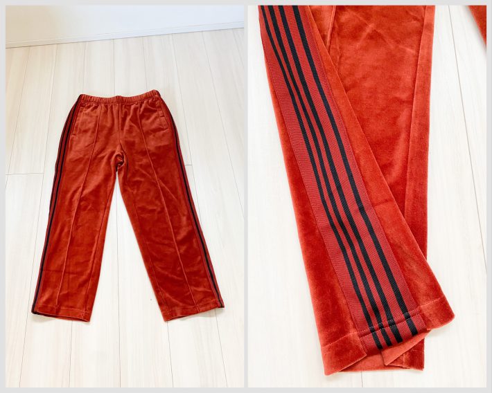 ワークマン「ベロアトラックストレートパンツ」（税込1900円）