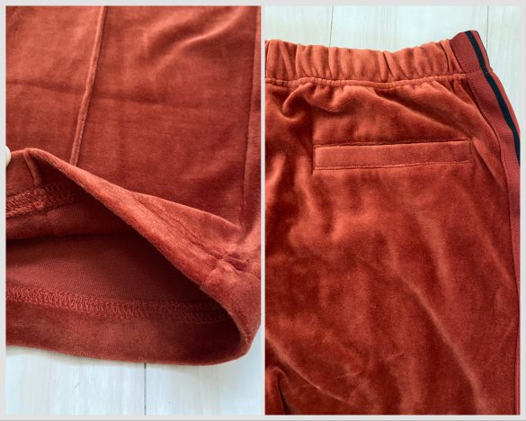 ワークマン「ベロアトラックストレートパンツ」（税込1900円）