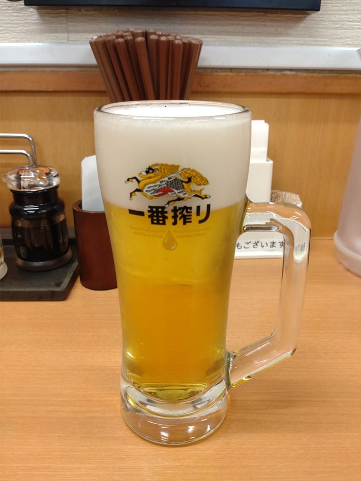 日高屋ビール
