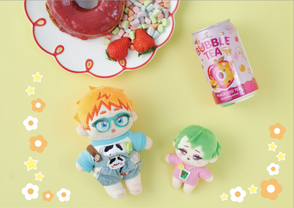 コラボカフェ風のワンショット（ぬむさん制作）