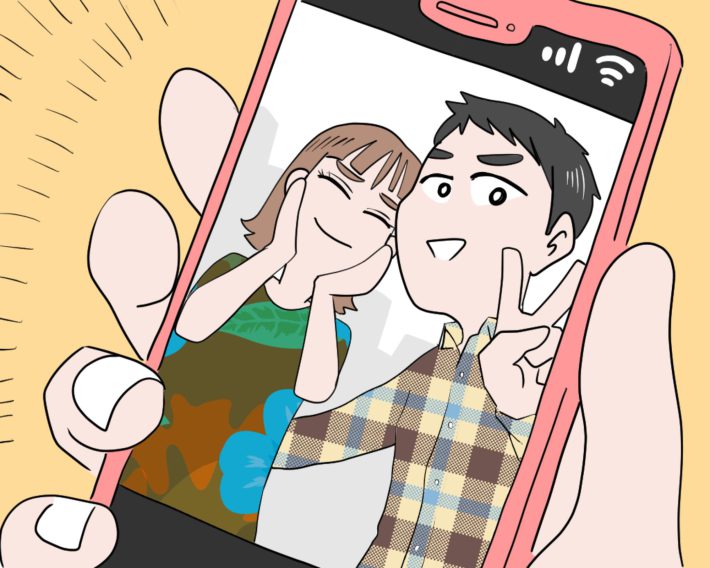 別れた恋人の写真