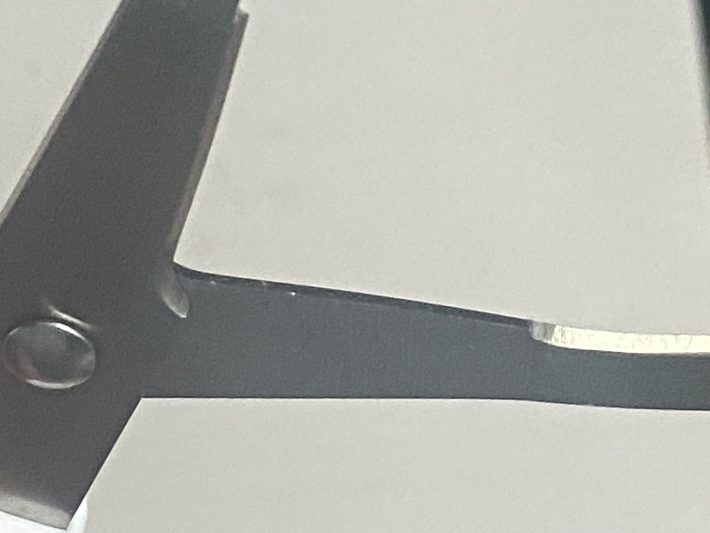 刃の根本で切る