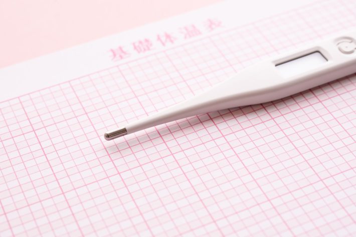 基礎体温表と体温計