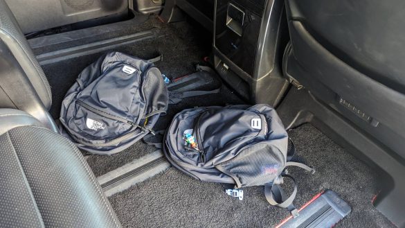 荷物がぐちゃぐちゃ